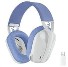 Logitech G435 LIGHTSPEED brezžične gaming slušalke - BELE