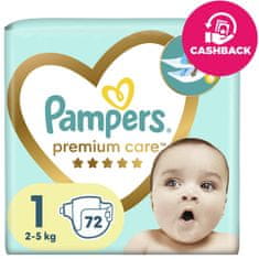 Pampers Premium Care plenice za enkratno uporabo 1 (2-5 kg) 72 kosov