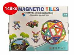 Magnetic Tiles Magnetni komplet 148 kosov - Magnetic Tiles