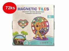 Magnetic Tiles Magnetni komplet 72 kosov - Magnetic Tiles