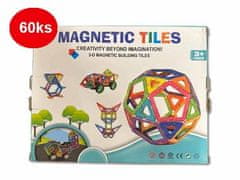 Magnetic Tiles Magnetni komplet 60 kosov - Magnetic Tiles