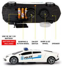 CAB Toys Policijski avto - zvočni in svetlobni učinki