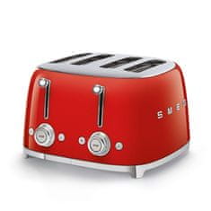 Smeg TSF03RDEU opekač kruha, rdeč