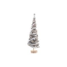 NEW Vianočný stromček DKD Home Decor Naraven Breza Snežno 34 x 34 x 102 cm