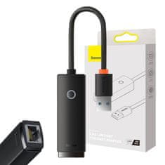 BASEUS Omrežni adapter Baseus Lite Series USB na RJ45 (črn)