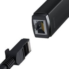 BASEUS Omrežni adapter Baseus Lite Series USB na RJ45 (črn)