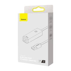 BASEUS Omrežni adapter Baseus Lite Series USB na RJ45 (črn)