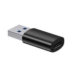 BASEUS Baseus Ingenuity USB-A na USB-C OTG adapter (črn)
