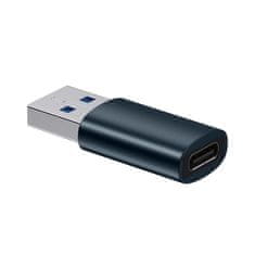 BASEUS Baseus Ingenuity adapter OTG iz USB-A v USB-C (modri)