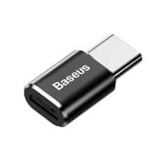 BASEUS Baseus Adapter iz mikro USB v USB Type-C - črn