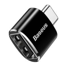 BASEUS Baseus adapter USB na USB Type-C 2,4A (črn)