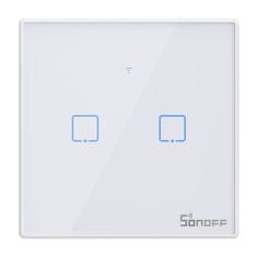 Sonoff Pametno stikalo WiFi + RF 433 Sonoff T2 EU TX (2-kanalni) posodobljeno