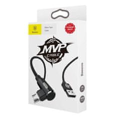 BASEUS Baseus MVP Kolenski kabel USB do micro USB 2A 1 m - črn