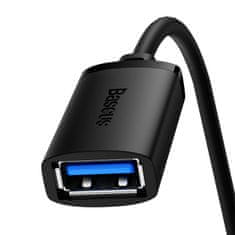 BASEUS Podaljševalni kabel USB 3.0 Baseus moški do ženski, serija AirJoy, 5 m (črn)