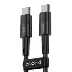 Toocki Kabel USB-C na USB-C Toocki TXCTT2-YS03, 1m, FC 60W (črn)