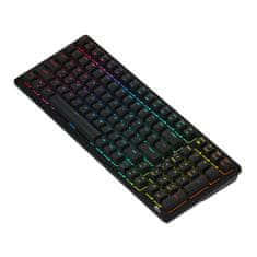 Royal Kludge Brezžična mehanska tipkovnica Royal Kludge RK98 RGB, rjavo stikalo (črna)