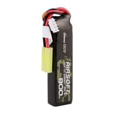 Gens Ace Gens Ace Lipo 800MAH 11.1V 25C 3S1P Airsoft Gun Lipo baterija z mini Tamiya vtičem