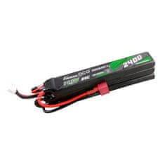 Gens Ace Gens ace 25C 2400mAh 3S2P 11.1V NUNCHUCK 3X Airsoft Gun Lipo baterija z Deans(T) vtičem