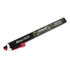 Gens Ace Gens Ace 25C 1200mAh 3S1P 11.1V Airsoft Gun Lipo baterija s T vtičem Dolga velikost