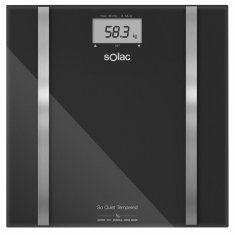 NEW Digitalne kopalniške tehtnice Solac PD7636 Črna