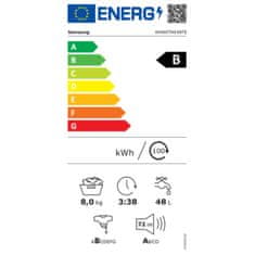 NEW Pralni stroj Samsung WW80TA046AE 8 kg 1400 rpm