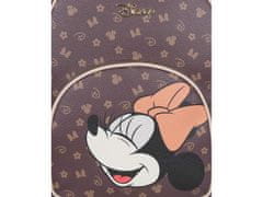 Disney Disney Minnie Mouse Rjav usnjen nahrbtnik, ženski mestni nahrbtnik 34x24x12 cm 