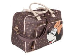 Disney Disney Minnie Mouse Rjava potovalna torba, turistična torba 43x27x18 cm 