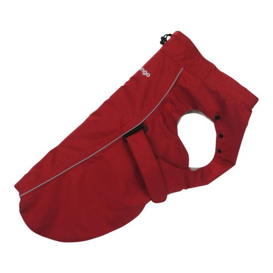 NEW Pasji dežni plašč Red Dingo Perfect Fit Rdeča 30 cm