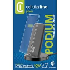 CellularLine brezžična polnilna postaja,10W + adapter