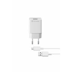 CellularLine hišni polnilec, Samsung, 5W + kabel Micro USB, bel