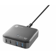 CellularLine Hišni MULTIPOWER 100W,4xPD,2xUSB,2xUSB-C