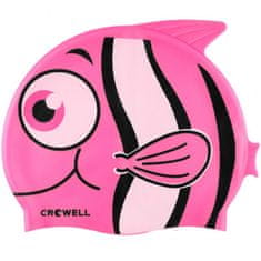 Noah Crowell Nemo-Jr-roz silikonska plavalna kapa