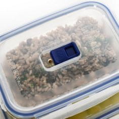 NEW Komplet posod za živila Luminarc Pure Box Active (5 pcs) Dvobarvna Steklo 43 x 32 x 18 cm (5 kosov)