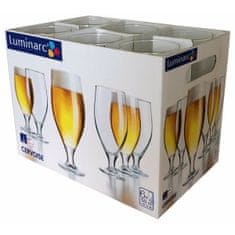 NEW Kozarec za pivo Luminarc Spirit Bar Prozorno Steklo 500 ml 6 kosov (Pack 6x)