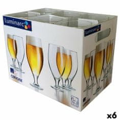 NEW Kozarec za pivo Luminarc Spirit Bar Prozorno Steklo 500 ml 6 kosov (Pack 6x)