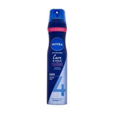 Nivea Care & Hold Regenerating Styling Spray lak za lase močna fiksacija 250 ml za ženske