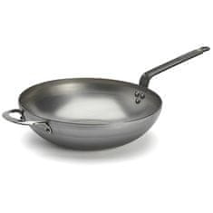 de Buyer WOK pánev , 5617.32, MINERAL B, WOK, zaoblený, průměr 32 cm