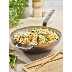 de Buyer WOK pánev , 5617.32, MINERAL B, WOK, zaoblený, průměr 32 cm