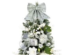 LAALU.cz Komplet božičnih okraskov 29 kosov v škatli WHITE MELODY za božično drevo do 100 cm