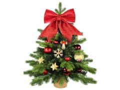 LAALU.cz Komplet božičnih okraskov 31 kosov v škatli Slamnati okraski za božično drevo do 100 cm