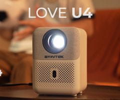 Byintek LOVE U4 prenosni LED projektor, Android, WiFi, Bluetooth + daljinec