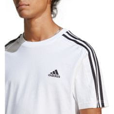 Adidas Majice bela L Essentials Single Jersey 3-stripes