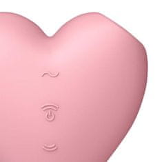 Satisfyer Satisfyer Cutie Heart masažni pripomoček za klitoris Light Red (roza)