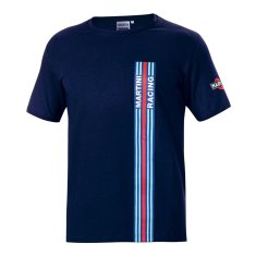 NEW Moška Majica s Kratkimi Rokavi Sparco Martini Racing Mornarsko modra (Velikost S)