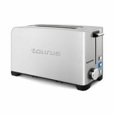 NEW Toaster Taurus MY TOAST LEGEND Nerjaveče jeklo 1050 W Siva 1400 W