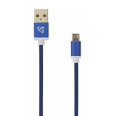 S-box kabel USB A-B mikro 1,5m moder bombažna zaščita