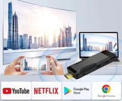 Byintek S96 TV Stick medijski predvajalnik, 4K UHD, Android, 2GB+16GB, WiFi, HDMI + daljinec