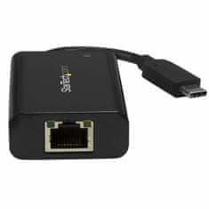 NEW Mrežni Adapter USB C Startech US1GC30PD Gigabit Ethernet Črna