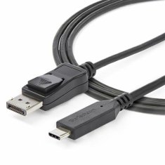 NEW Adapter USB C v DisplayPort Startech CDP2DP146B 1,8 m Črna