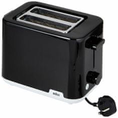 Miramarket Toaster Braun HT 1010 BK 900 W Črna/Srebrna